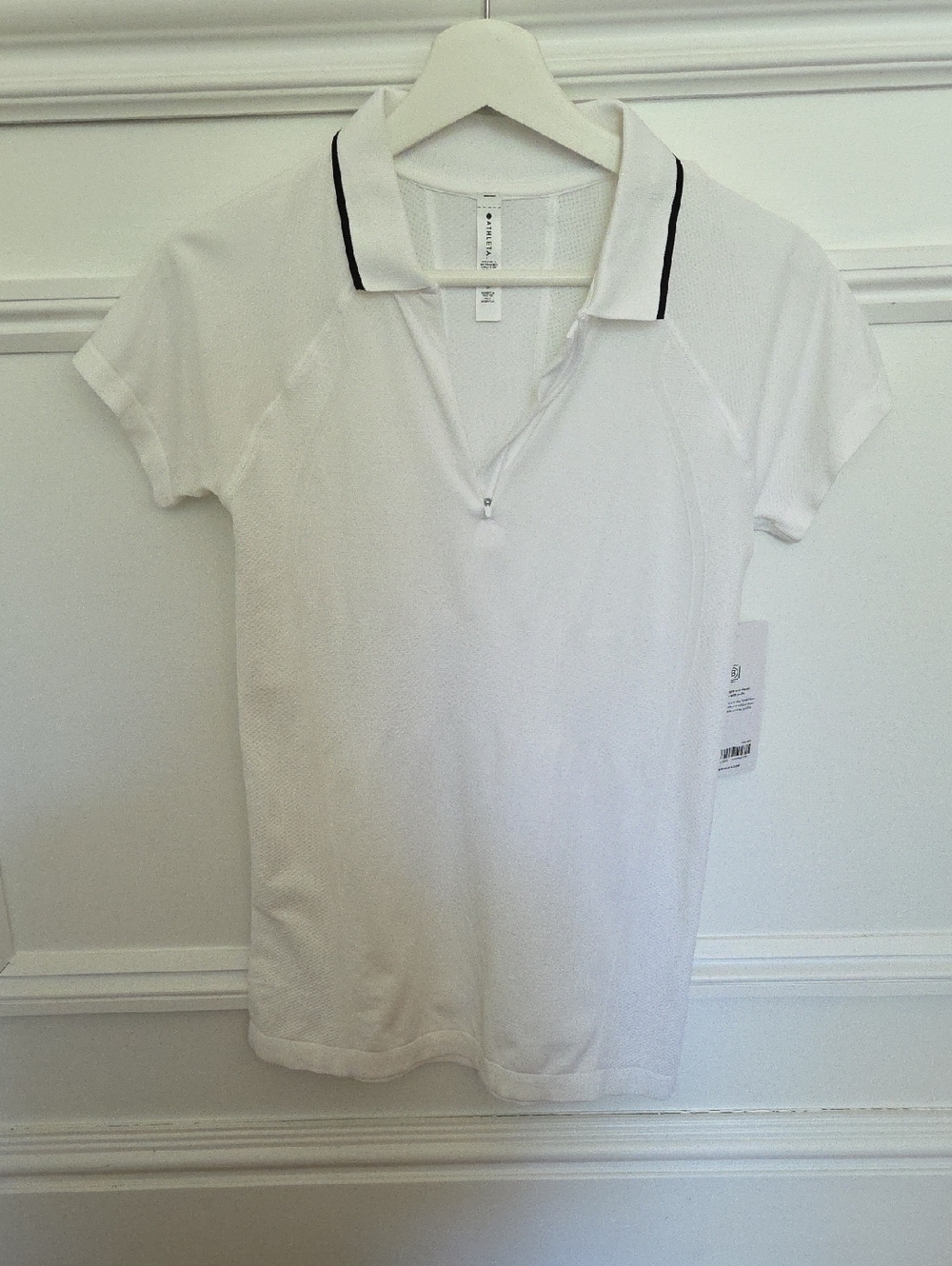 NWT Athleta Momentum Polo Tee